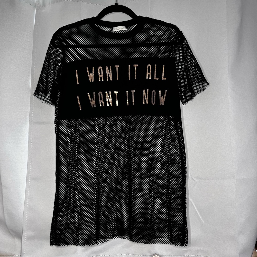 Mesh Short Sleeve Tee